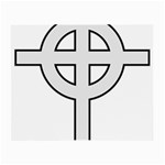 Celtic Cross  Small Glasses Cloth (2-Side) Front