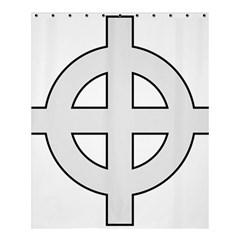 Celtic Cross  Shower Curtain 60  X 72  (medium)  by abbeyz71