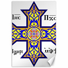 Coptic Cross Canvas 24  X 36  by abbeyz71