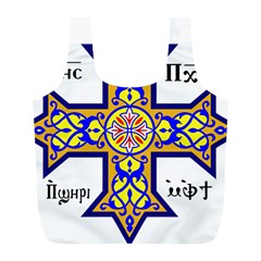 Coptic Cross Full Print Recycle Bags (l)  by abbeyz71