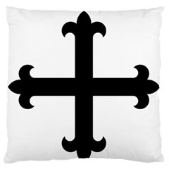 Cross Fleury  Standard Flano Cushion Case (two Sides) by abbeyz71