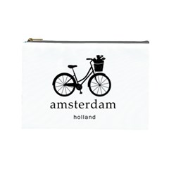 Amsterdam Cosmetic Bag (large)  by Valentinaart