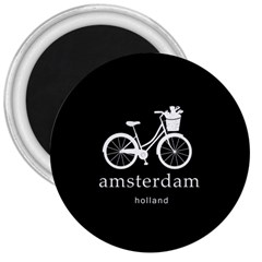 Amsterdam 3  Magnets by Valentinaart