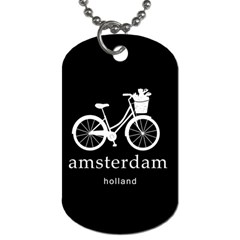 Amsterdam Dog Tag (one Side) by Valentinaart