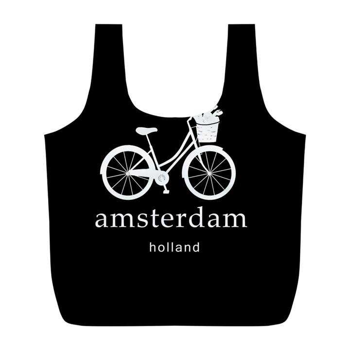 Amsterdam Full Print Recycle Bags (L) 