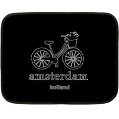 Amsterdam Double Sided Fleece Blanket (mini)  by Valentinaart