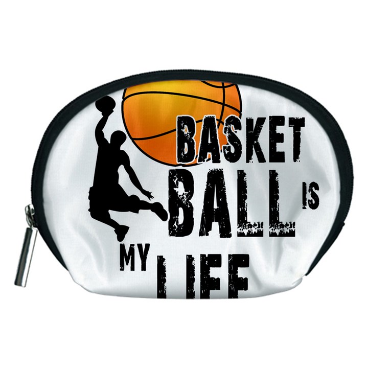 Basketball is my life Accessory Pouches (Medium) 