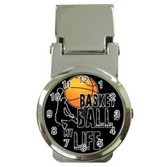 Basketball Is My Life Money Clip Watches by Valentinaart