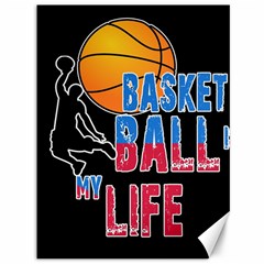 Basketball Is My Life Canvas 36  X 48   by Valentinaart