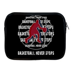 Basketball Never Stops Apple Ipad 2/3/4 Zipper Cases by Valentinaart