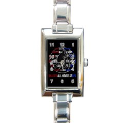 Basketball Never Stops Rectangle Italian Charm Watch by Valentinaart