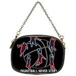 Basketball never stops Chain Purses (Two Sides)  Front