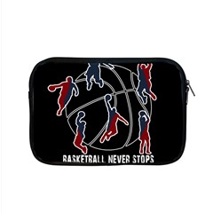 Basketball Never Stops Apple Macbook Pro 15  Zipper Case by Valentinaart