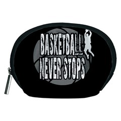 Basketball Never Stops Accessory Pouches (medium)  by Valentinaart