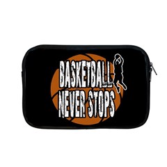 Basketball Never Stops Apple Macbook Pro 13  Zipper Case by Valentinaart