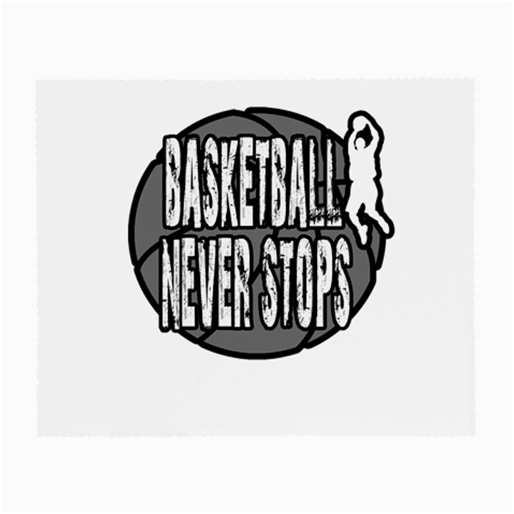 Basketball never stops Small Glasses Cloth