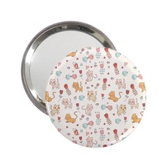 Kittens And Birds And Floral  Patterns 2 25  Handbag Mirrors by TastefulDesigns