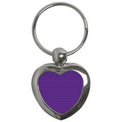 Decorative Lines Pattern Key Chains (heart)  by Valentinaart