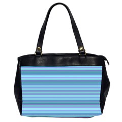 Decorative Lines Pattern Office Handbags (2 Sides)  by Valentinaart