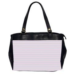 Decorative Lines Pattern Office Handbags (2 Sides)  by Valentinaart