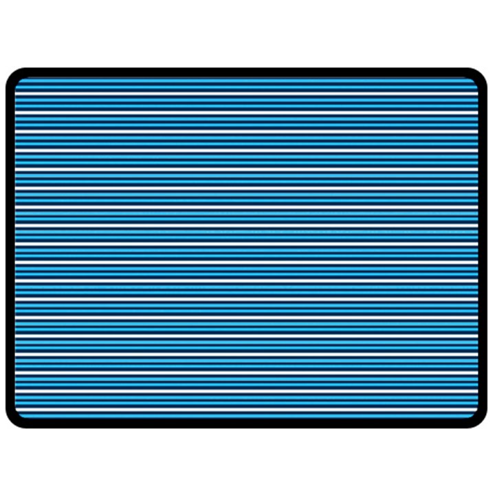 Decorative lines pattern Double Sided Fleece Blanket (Large) 