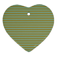 Decorative Line Pattern Heart Ornament (two Sides) by Valentinaart