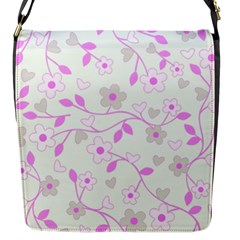 Floral Pattern Flap Messenger Bag (s)