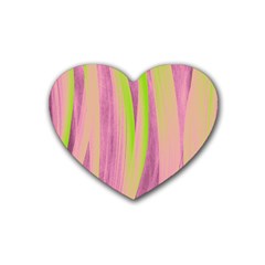 Artistic Pattern Heart Coaster (4 Pack)  by Valentinaart