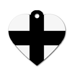 Greek Cross Dog Tag Heart (one Side) by abbeyz71