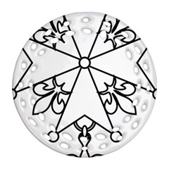 Huguenot Cross Ornament (round Filigree) by abbeyz71