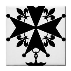 Huguenot Cross Face Towel by abbeyz71