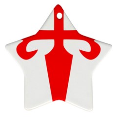 Cross of Saint James  Ornament (Star)