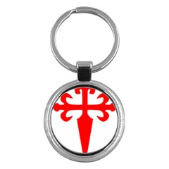 Cross of Saint James  Key Chains (Round) 