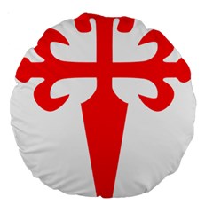 Cross of Saint James  Large 18  Premium Round Cushions
