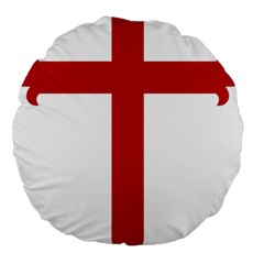Cross Of Saint James Large 18  Premium Flano Round Cushions by abbeyz71