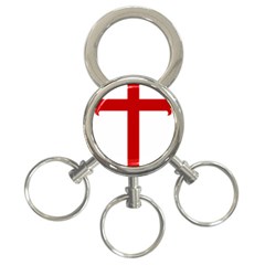 Cross Of Saint James 3-ring Key Chains by abbeyz71