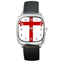 Cross Of Saint James Square Metal Watch by abbeyz71