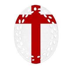 Cross Of Saint James Ornament (oval Filigree) by abbeyz71