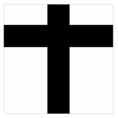 Latin Cross  Large Satin Scarf (square) by abbeyz71