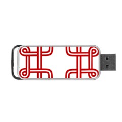 Macedonian Cross Portable Usb Flash (one Side) by abbeyz71