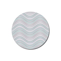 Pattern Rubber Coaster (round)  by Valentinaart