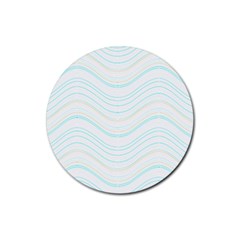 Pattern Rubber Coaster (round)  by Valentinaart