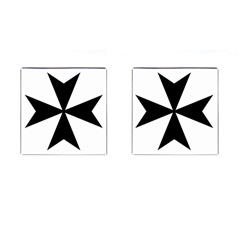 Maltese Cross Cufflinks (square) by abbeyz71