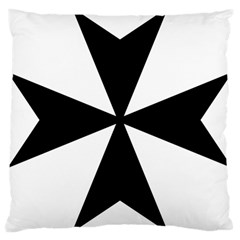 Maltese Cross Large Cushion Case (two Sides) by abbeyz71