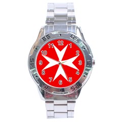 Cross Of The Order Of St  John  Stainless Steel Analogue Watch by abbeyz71