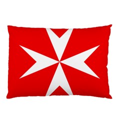 Cross Of The Order Of St  John  Pillow Case (two Sides) by abbeyz71