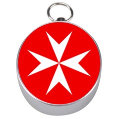 Cross Of The Order Of St  John  Silver Compasses