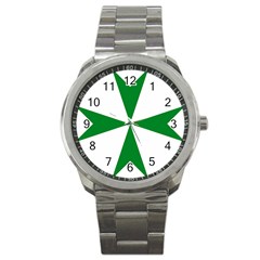 Cross Of Saint Lazarus  Sport Metal Watch by abbeyz71