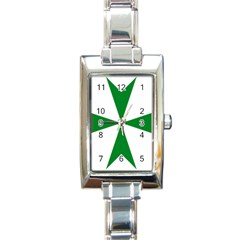 Cross Of Saint Lazarus Rectangle Italian Charm Watch by abbeyz71