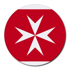 Civil Ensign Of Malta Round Mousepads